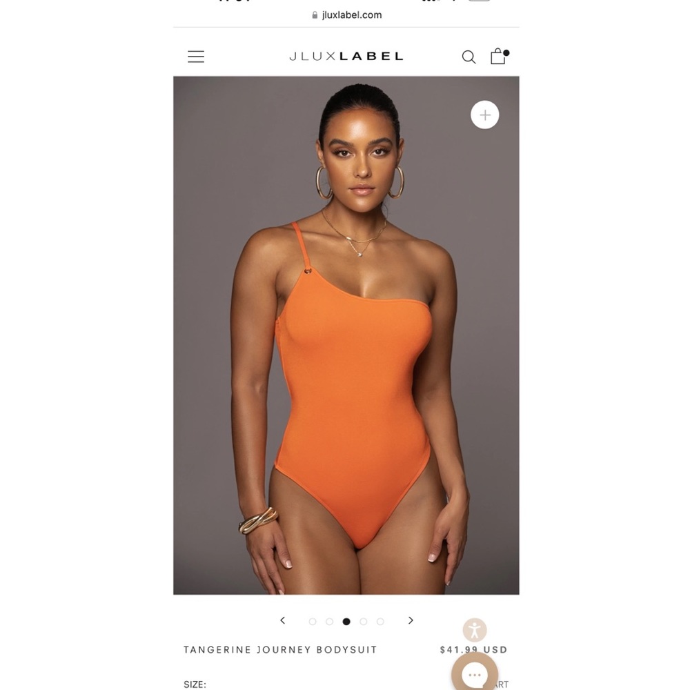 COPY - *NEW* JLUXLABEL TANGERINE JOURNEY BODYSUIT